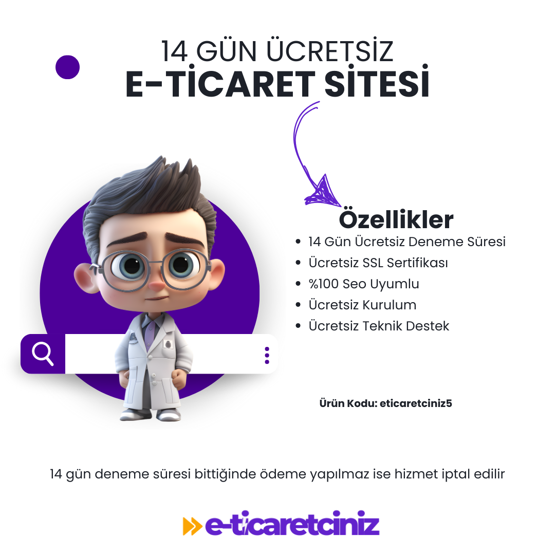Ücretsiz E-Ticaret Sitesi – Eticaretciniz E Ticaret Siteleri